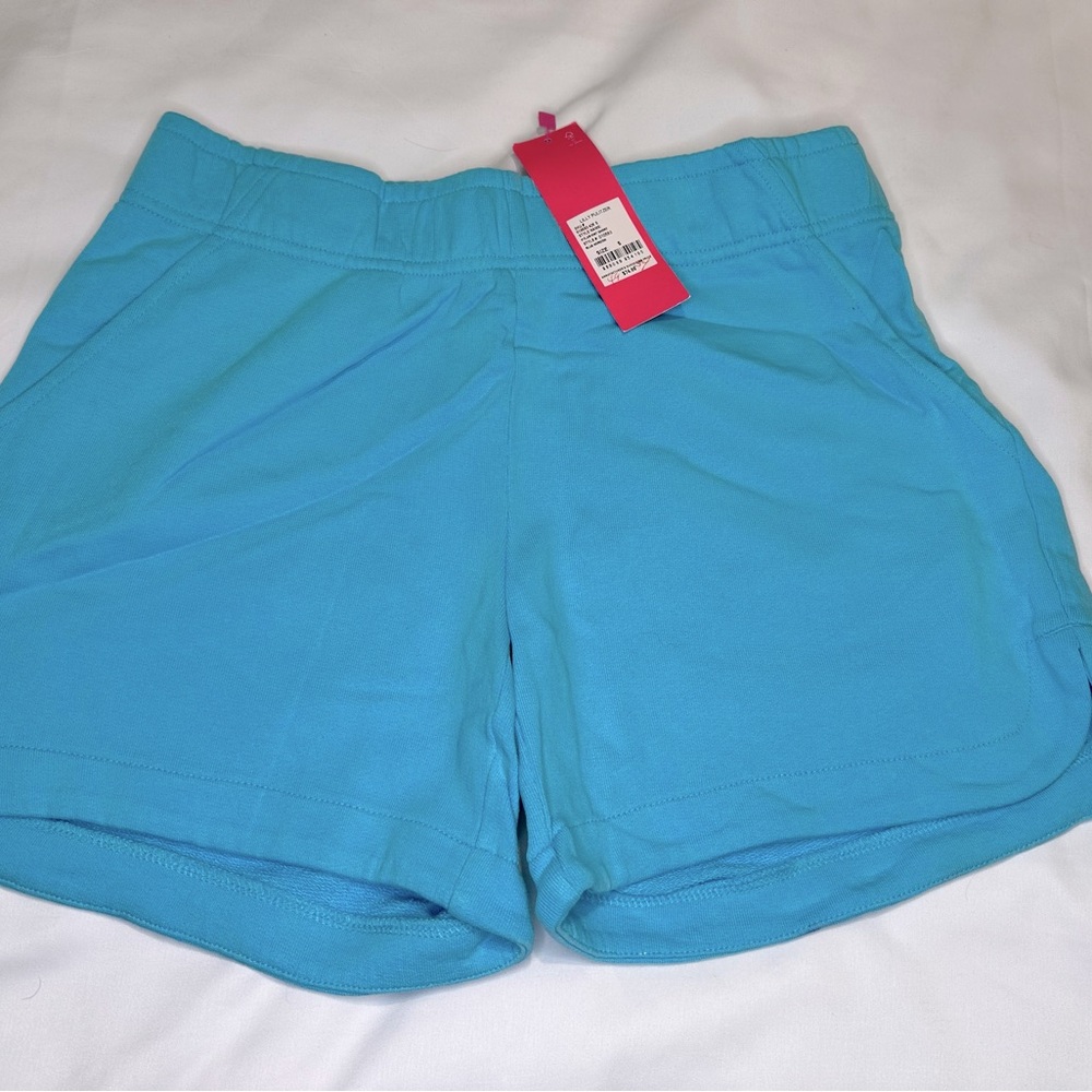 Lilly Pulitzer Kylar knit Shorts sz S Blue Horizon NWT